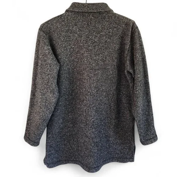 Woolrich Womens Original Outdoorwear Half-Zip Sweater Small Cozy Gray Wool-Blend - Picture 8 of 16